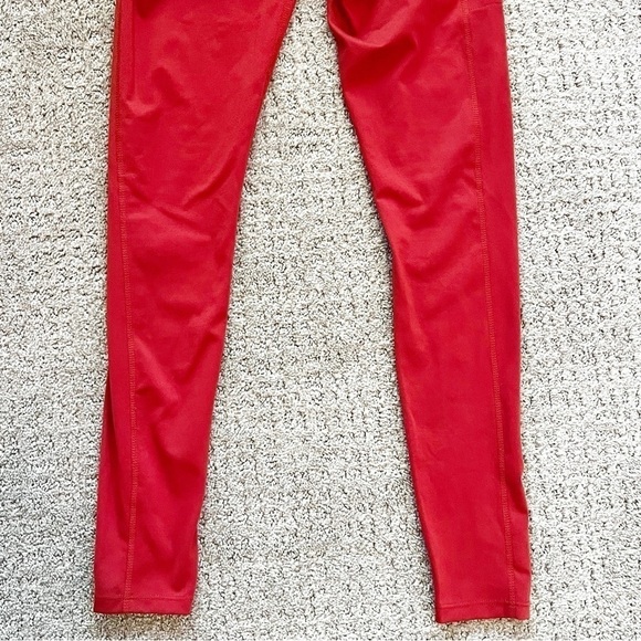 Womens Apana XS Leggings Burnt Orange Teaberry Side Pocket Stretch Fall Autumn - Picture 8 of 10